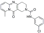 N-(3-CHLOROPHENYL)-9-METHYL-11-OXO-4,11-DIHYDRO-1H-DIPYRIDO[1,2-A:4',3'-D]PYRIMIDINE-2(3H)-CARBOXAMIDE 结构式