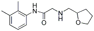 N-(2,3-DIMETHYLPHENYL)-2-[(TETRAHYDROFURAN-2-YLMETHYL)AMINO]ACETAMIDE 结构式