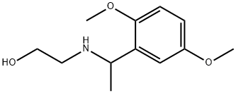 2-[1-(2,5-DIMETHOXY-PHENYL)-ETHYLAMINO]-ETHANOL 结构式