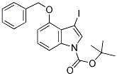 4-BENZYLOXY-3-IODOINDOLE, N-BOC PROTECTED 结构式