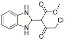 4-CHLORO-2-(1,3-DIHYDRO-BENZOIMIDAZOL-2-YLIDENE)-3-OXO-BUTYRIC ACID METHYL ESTER 结构式