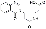 3-[3-(4-OXO-4 H-QUINAZOLIN-3-YL)-PROPIONYLAMINO]-PROPIONIC ACID 结构式