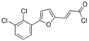 (2E)-3-[5-(2,3-Dichlorophenyl)-2-furyl]acryloyl chloride 结构式