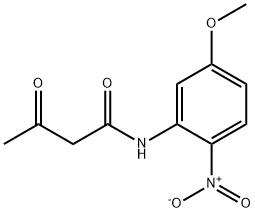 N-(2-NITRO-5-METHOXYPHENYL)-3-OXOBUTANAMIDE 结构式