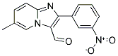6-METHYL-2-(3-NITRO-PHENYL)-IMIDAZO[1,2-A]-PYRIDINE-3-CARBALDEHYDE 结构式