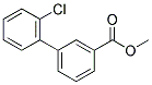 METHYL 2'-CHLORO[1,1'-BIPHENYL]-3-CARBOXYLATE 结构式