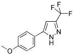3-(TRIFLUOROMETHYL)-5-(4-METHOXYPHENYL)-1H-PYRAZOLE 结构式