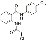 2-(2-CHLORO-ACETYLAMINO)-N-(4-METHOXY-PHENYL)-BENZAMIDE 结构式