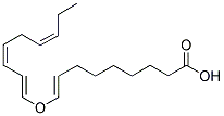 9-[1-I (E),3-I (Z), 6-I (Z)-NONATRIENYLOXY]-8(E)-NONENOIC ACID 结构式