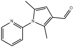 2,5-DIMETHYL-1-PYRIDIN-2-YL-1H-PYRROLE-3-CARBALDEHYDE 结构式