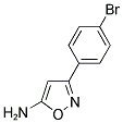 3-(4-溴苯基)-5-氨基异噁唑 结构式