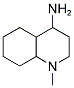 4-QUINOLINAMINE, DECAHYDRO-1-METHYL- 结构式