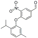 4-(2-ISOPROPYL-5-METHYL-PHENOXY)-3-NITRO-BENZALDEHYDE 结构式