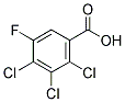 2,3,4-TRICHLORO-5-FLUOROBENZOIC ACID 结构式