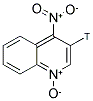 4-Nitroquinoline-N-oxide, [3-3H] 结构式