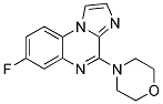 7-FLUORO-4-MORPHOLIN-4-YLIMIDAZO[1,2-A]QUINOXALINE 结构式