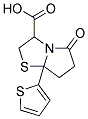 5-OXO-7A-THIEN-2-YLHEXAHYDROPYRROLO[2,1-B][1,3]THIAZOLE-3-CARBOXYLIC ACID 结构式