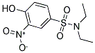 N,N-DIETHYL-4-HYDROXY-3-NITRO-BENZENESULFONAMIDE 结构式