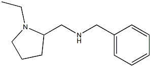 BENZYL-(1-ETHYL-PYRROLIDIN-2-YLMETHYL)-AMINE 结构式