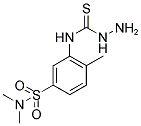 N-(5-[(DIMETHYLAMINO)SULFONYL]-2-METHYLPHENYL)HYDRAZINECARBOTHIOAMIDE 结构式