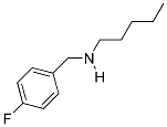 N-(4-FLUOROBENZYL)-N-PENTYLAMINE 结构式