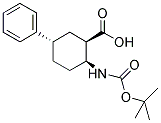 CIS-2-TERT-BUTOXYCARBONYLAMINO-TRANS-5-PHENYL-CYCLOHEXANECARBOXYLIC ACID 结构式