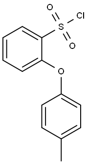 2-(对甲苯氧基)苯磺酰氯 结构式