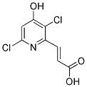 3-(3,6-DICHLORO-4-HYDROXY-PYRIDIN-2-YL)-ACRYLIC ACID 结构式