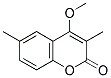 3,6-Dimethyl-4-methoxycoumarin 结构式