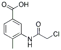 3-[(CHLOROACETYL)AMINO]-4-METHYLBENZOIC ACID 结构式