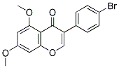 4'-BROMO-5,7-DIMETHOXYISOFLAVONE 结构式