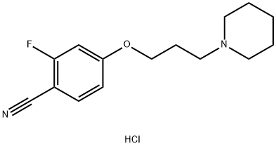 3-(4-FLUORO-PHENOXY)PIPERIDINE HYDROCHLORIDE 结构式