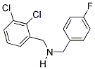 N-(2,3-DICHLOROBENZYL)-N-(4-FLUOROBENZYL)AMINE 结构式