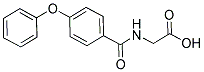 (4-PHENOXY-BENZOYLAMINO)-ACETIC ACID 结构式