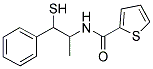 N-(1-METHYL-2-PHENYL-2-SULFANYLETHYL)-2-THIOPHENECARBOXAMIDE 结构式