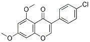 4'-CHLORO-5,7-DIMETHOXYISOFLAVONE 结构式