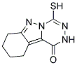 1-MERCAPTO-5,6,7,8-TETRAHYDRO-3H-2,3,9,9A-TETRAAZA-FLUOREN-4-ONE 结构式