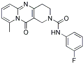 N-(3-FLUOROPHENYL)-9-METHYL-11-OXO-4,11-DIHYDRO-1H-DIPYRIDO[1,2-A:4',3'-D]PYRIMIDINE-2(3H)-CARBOXAMIDE 结构式