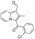3-(2-CHLORO-BENZOYL)-2-METHYL-INDOLIZINE-1-CARBALDEHYDE 结构式
