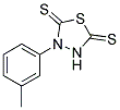 3-(3-METHYLPHENYL)-1,3,4-THIADIAZOLIDINE-2,5-DITHIONE 结构式