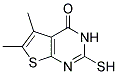 2-MERCAPTO-5,6-DIMETHYLTHIENO[2,3-D]PYRIMIDIN-4(3H)-ONE 结构式