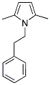 2,5-DIMETHYL-1-PHENETHYL-1H-PYRROLE 结构式