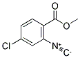 METHYL-2-ISOCYANO-4-CHLOROBENZOATE 结构式