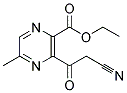 3-(2-CYANO-ACETYL)-5-METHYL-PYRAZINE-2-CARBOXYLIC ACID ETHYL ESTER 结构式