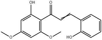 2,2'-DIHYDROXY-4',6'-DIMETHOXYCHALCONE 结构式