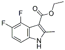 4,5-DIFLUORO-2-METHYL-1H-INDOLE-3-CARBOXYLIC ACID ETHYL ESTER 结构式