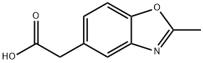 2-(2-甲基-1,3-苯并噁唑-5-基)乙酸 结构式