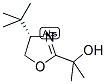 4S-(-)-2-(4-T-BUTYL-4,5-DIHYDRO-OXAZOL-2-YL)PROPAN-2-OL 结构式