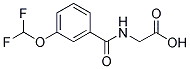 (3-DIFLUOROMETHOXY-BENZOYLAMINO)-ACETIC ACID 结构式