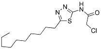 2-CHLORO-N-(5-DECYL-[1,3,4]THIADIAZOL-2-YL)-ACETAMIDE 结构式